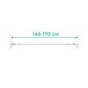 Folding Bar 1450-1700 Profi Black