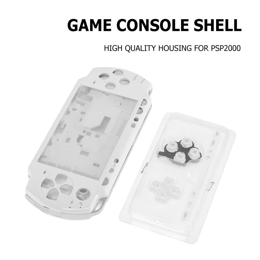 Complete Shell Case Professional Shell Protection with Buttons Kit Replacement for PSP2000 Game Console Accessories