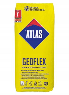 Highly Elastic Gel Adhesive Atlas Geoflex C2TE 22.5 Kg Frost-resistant