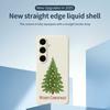 For Samsung Galaxy S24 FE Case Christmas Tree Pattern Printing Straight Edge TPU Phone Back Cover