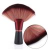 Professional Barber Neck Brush Dust Cleaning Brush Wooden Handle Salon Hair Cleaning Tool for Barbers Hairdressing Black Brown