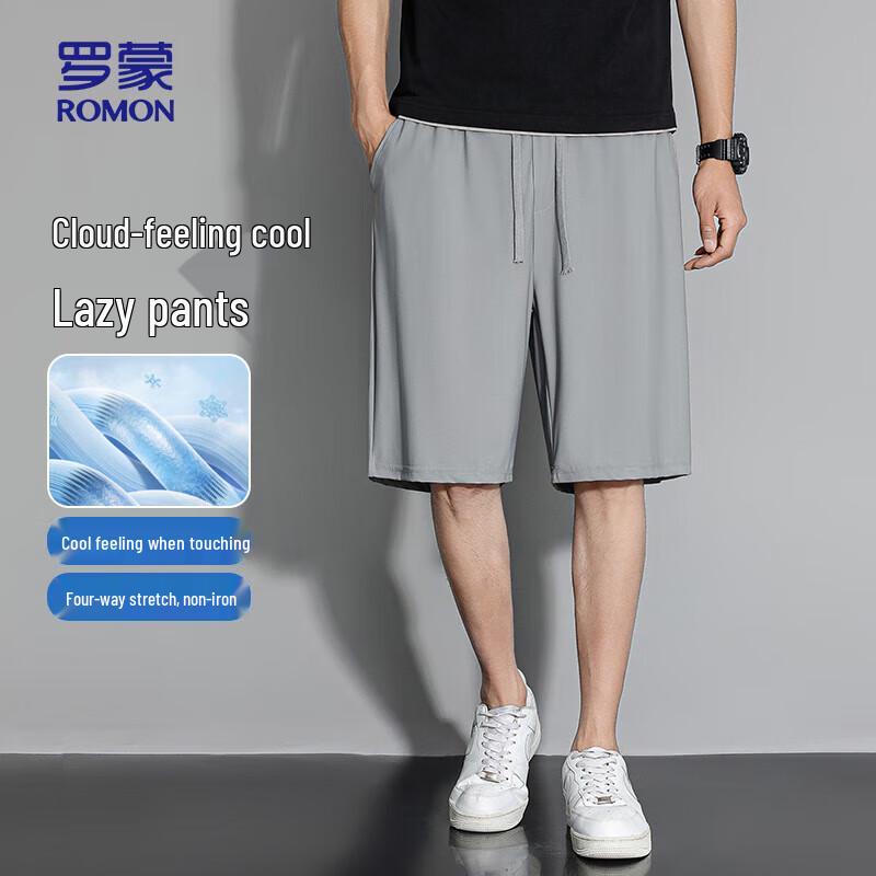 ROMON Men s Cooling Stretch Casual Shorts 701 M