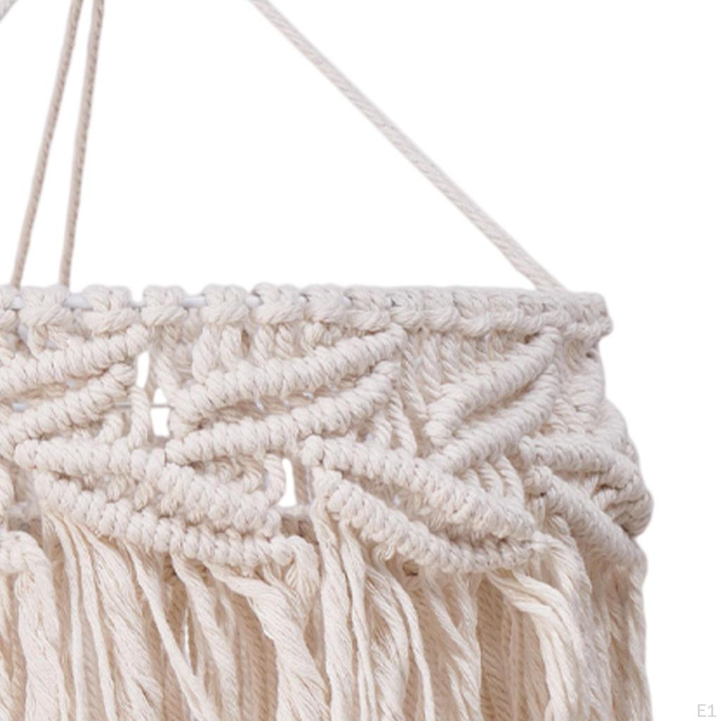 Decorative Hanging Light Cover with Macrame Design for Home And Office