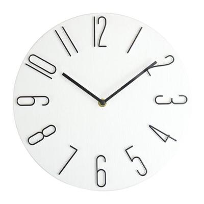 Wall Clock Mute Ornamental Lightweight Useful Modern Simple Style Decor Clock for Bedroom