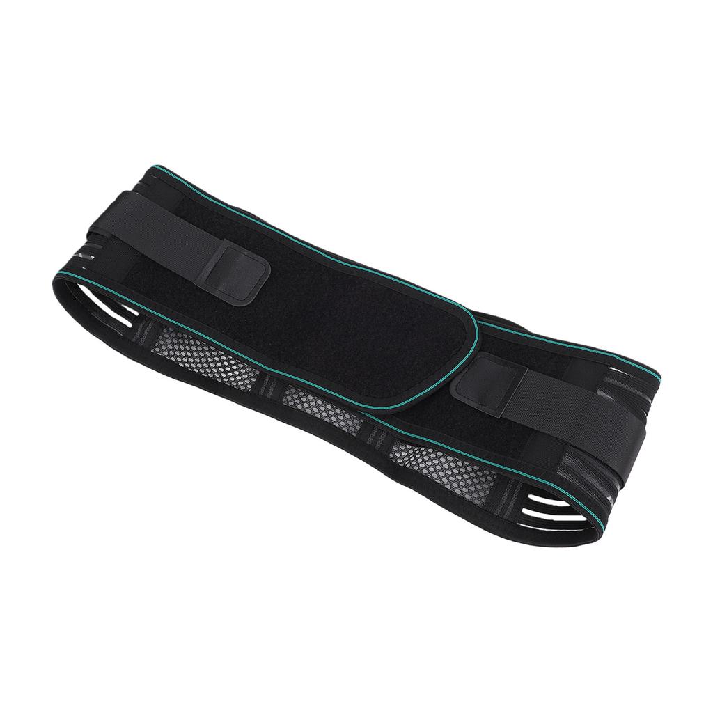 Back Brace Breathable Lumbar Support Belt with 5 Reinforced Bones Adjustable Straps for Weightlifting