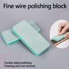 5/10Pcs Polishing Plate Nail Buffing Block Tools Manicure Sanding Accessories Portable Cultural Play Walnut Polishing Block