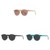 Classic Round Sun Glasses With Polarized Pc Lenses For Travel And Casual Wear