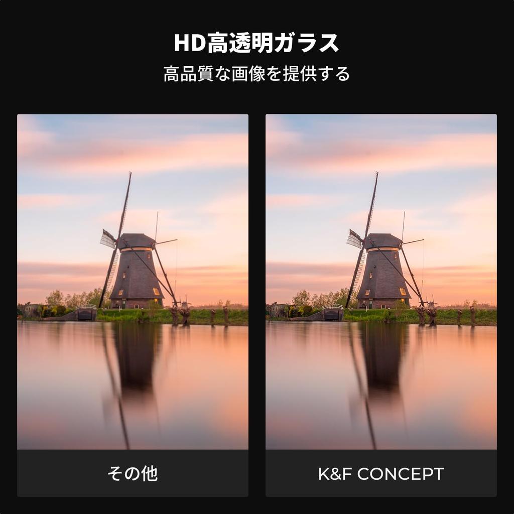 CONCEPT Square ND Filter ND64 Neutral Density Filter Optical Glass K&F