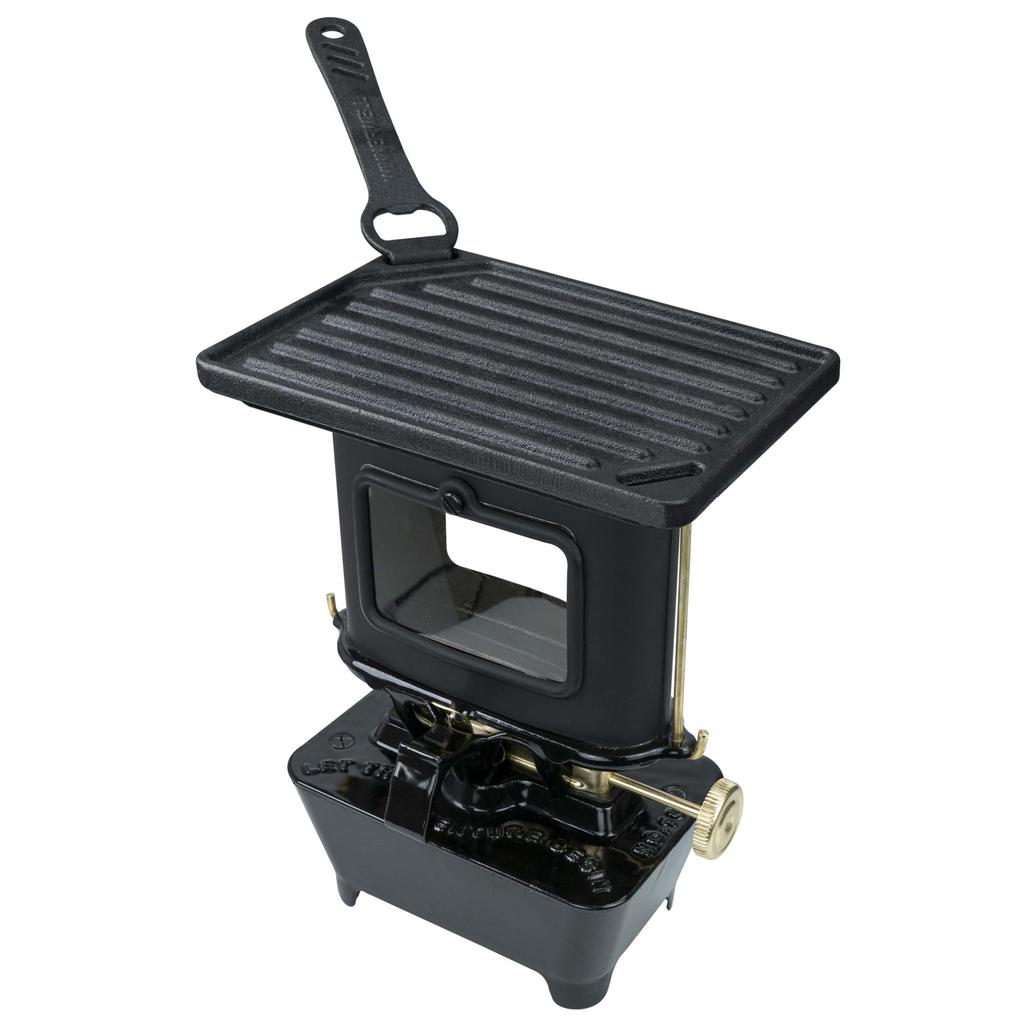 WINNERWELL Grill Plate, Double-Sided, Camping & Outdoor Use, Compact, with Bottle Opener [Genuine Japanese Product]