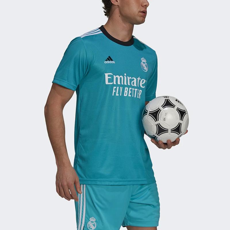 adidas Real Madrid Hosťovský Dres s Krátkym Rukávom Pánske Topánky Pávovo-Zelený H40951