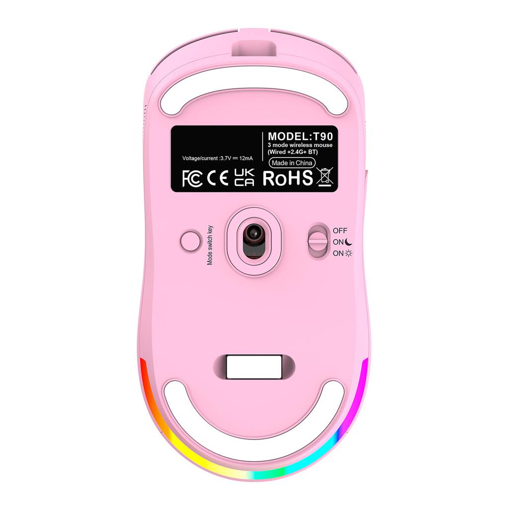 Ergonomic RGB Gaming Mouse with Wired/Wireless/ 3 Connectivity Department