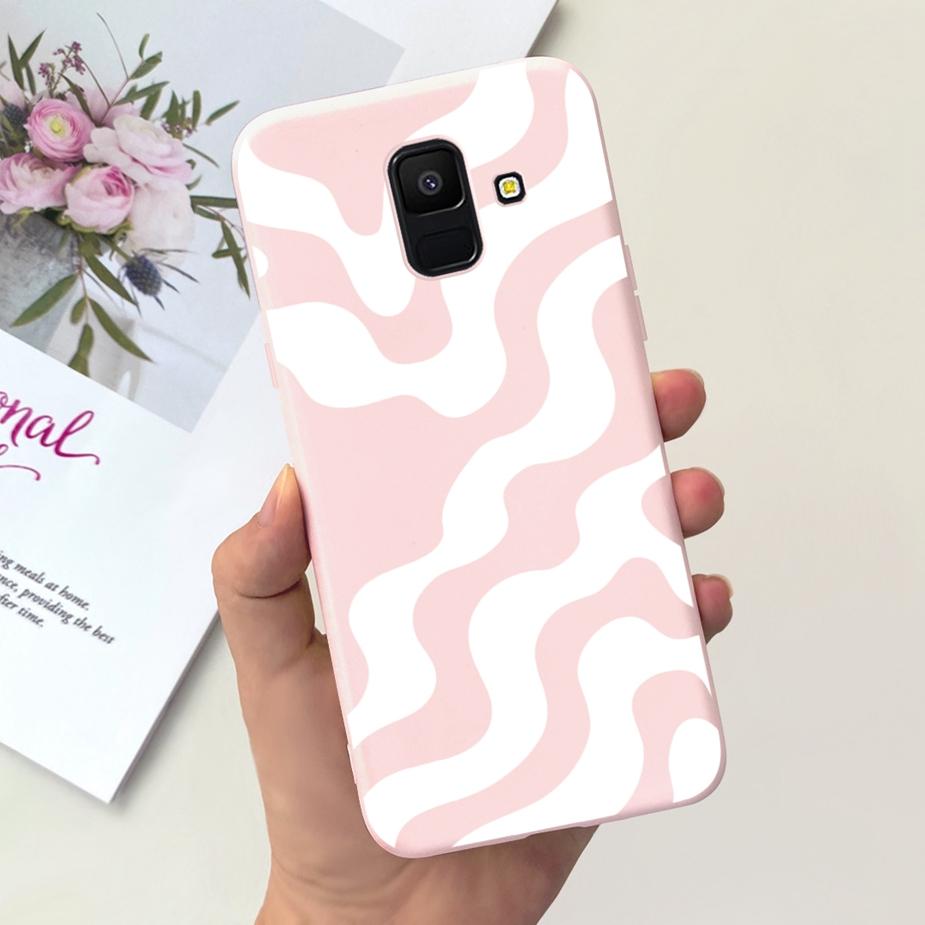 For Samsung Galaxy A6 Plus 2018 Case SM-A605F Cute Dinosaur Cartoon Cover Soft TPU Phone Case For Samsung A6 2018 A600F A6+ Bags