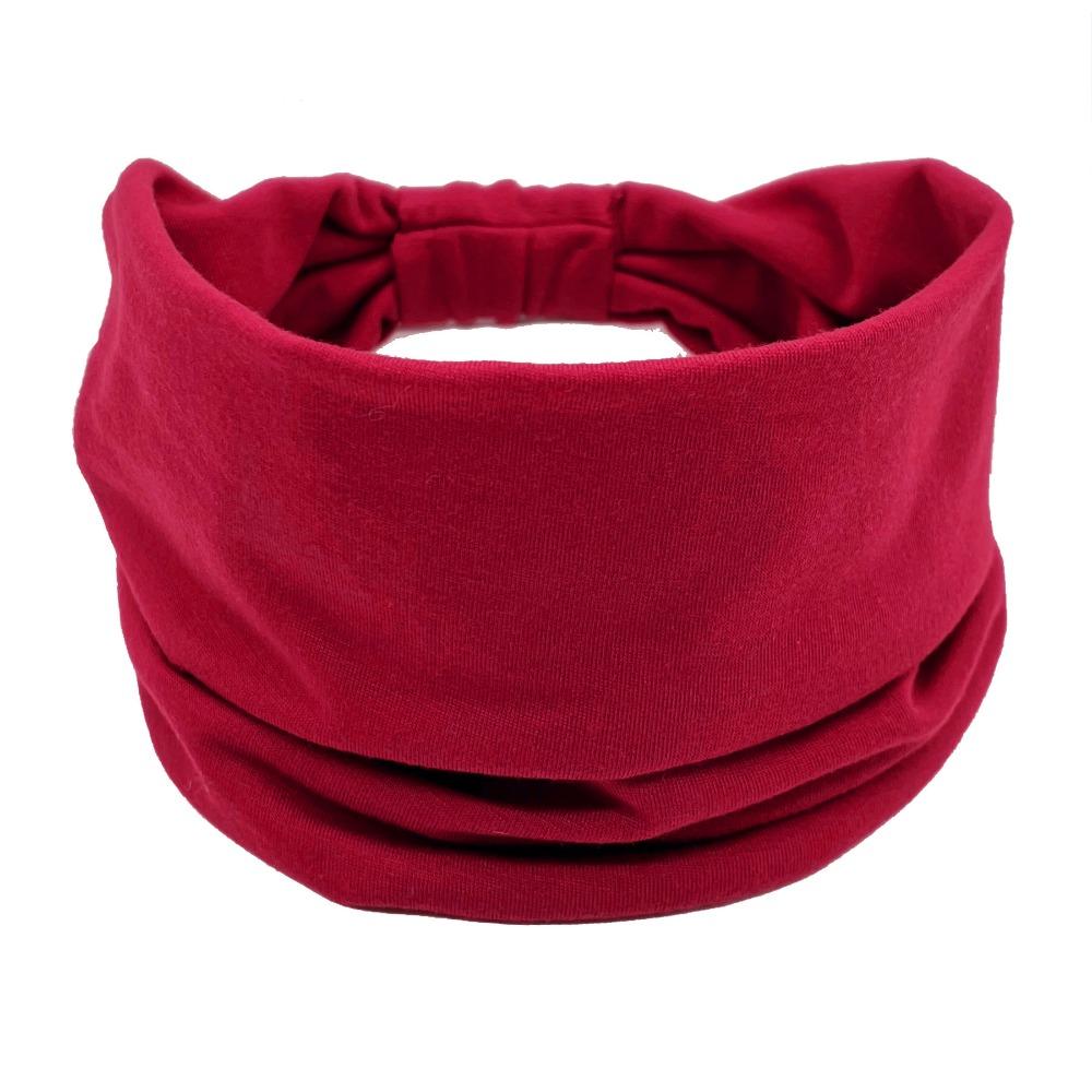 Women Solid Color Elastic Yoga Hair Band, Sweat Absorbing Sports Headband, Fashion Daily Gift Accessories