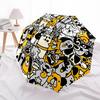 1pc Doodle Dogs Automatic Open/Close Umbrella Compact Folding Umbrella, All-Season Portable Umbrella for Women/Men123