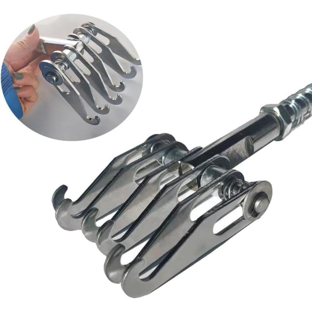 Auto Dellenreparaturwerkzeug, Klauenhakenwerkzeuge Metall 6 Klauenhaken Reparaturmaschinenzubehör Schiebehammer Gruben Ausziehstange Punktschweißen Dellenreparatur