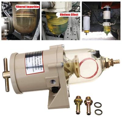 500FG 500FH Yakıt Filtresi Yağ Su Ayırıcı Deniz Tekne Kamyonlar 90GPH Motor Yakıt Su Ayırıcı
