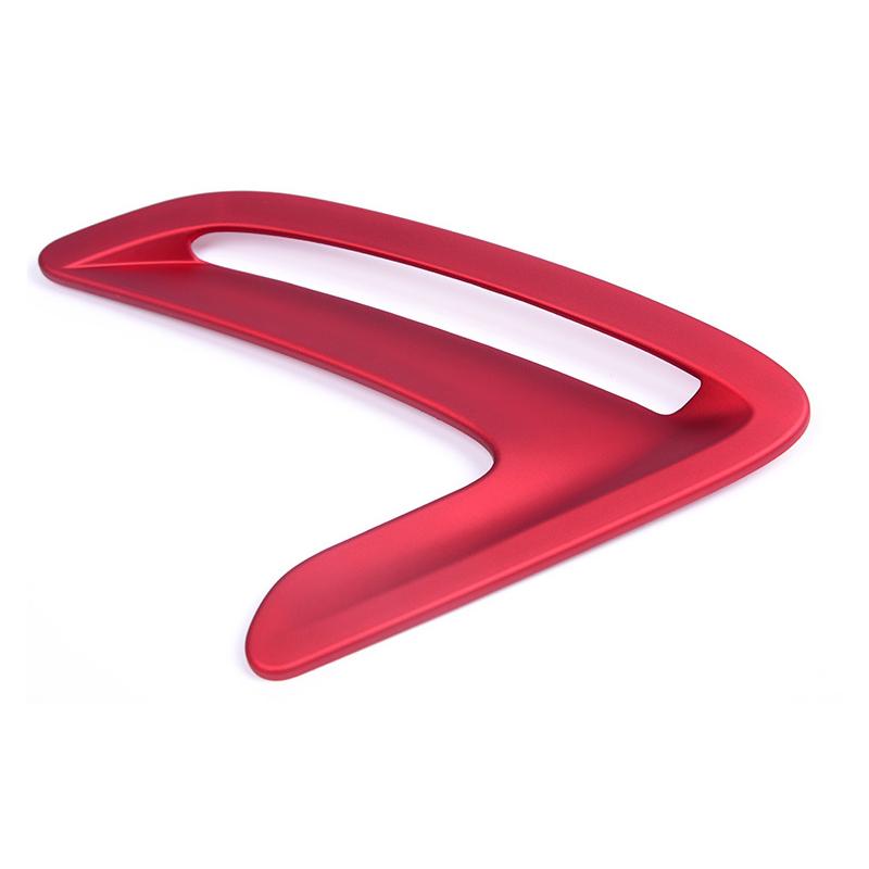 Dla BMW 3 GT F34 Chrome czarny błyszczący na boczny nawiew samochodu przepływ powietrza błotnik wlotu dekoracja pokrywa koło naklejka na przedni zderzak