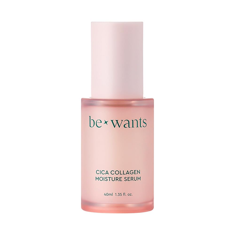 

Bewants Cica Collagen Moisture Serum 40ml For Sensitive and Dry Skin Irritation Moisturizing Cica Hyaluronic Korean Korean White Day Gift Skin,