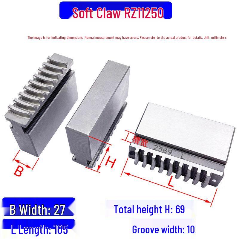 

Integrated Soft Jaws for Three-Jaw Chuck