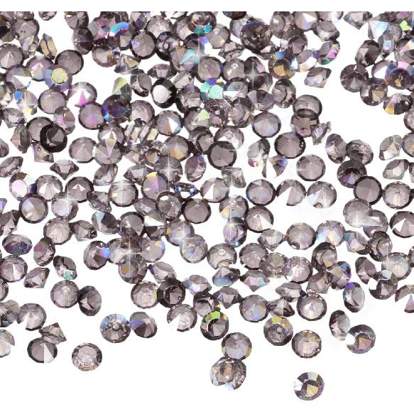MECCANIXITY 16800 Pcs Wedding Table Scatter Confetti Diamond, 3mm Mini Crystals Acrylic Fake Diamonds Rhinestones for Table Centerpiece Decorations