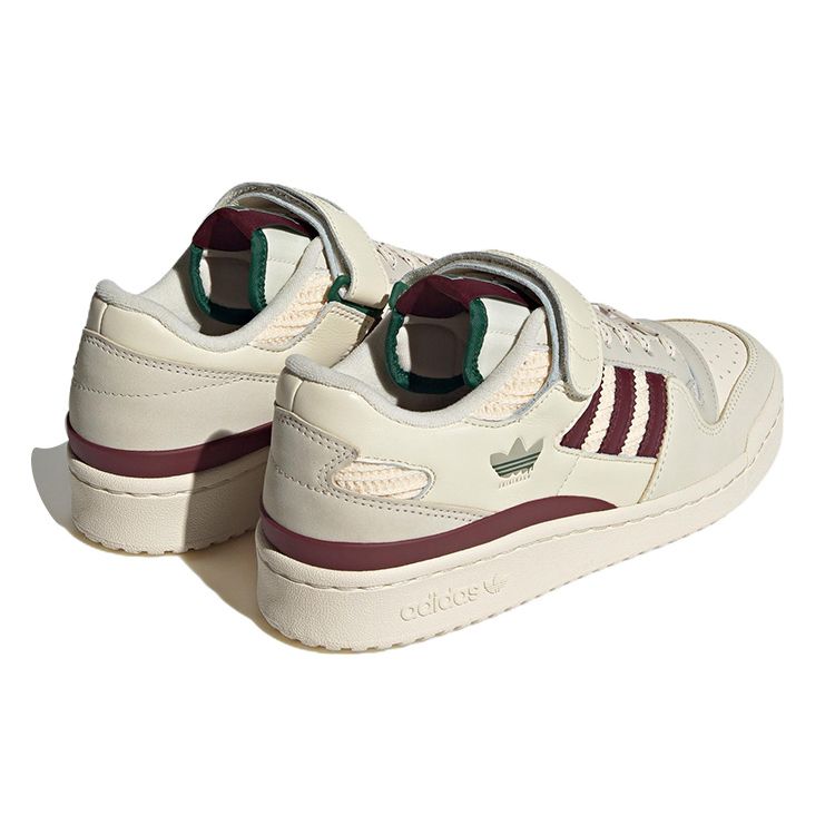 Adidas Forum 84 Lav Strikket Genser - Rød Dame Sneakers Krem Wonder-White Delt-Rød H03689