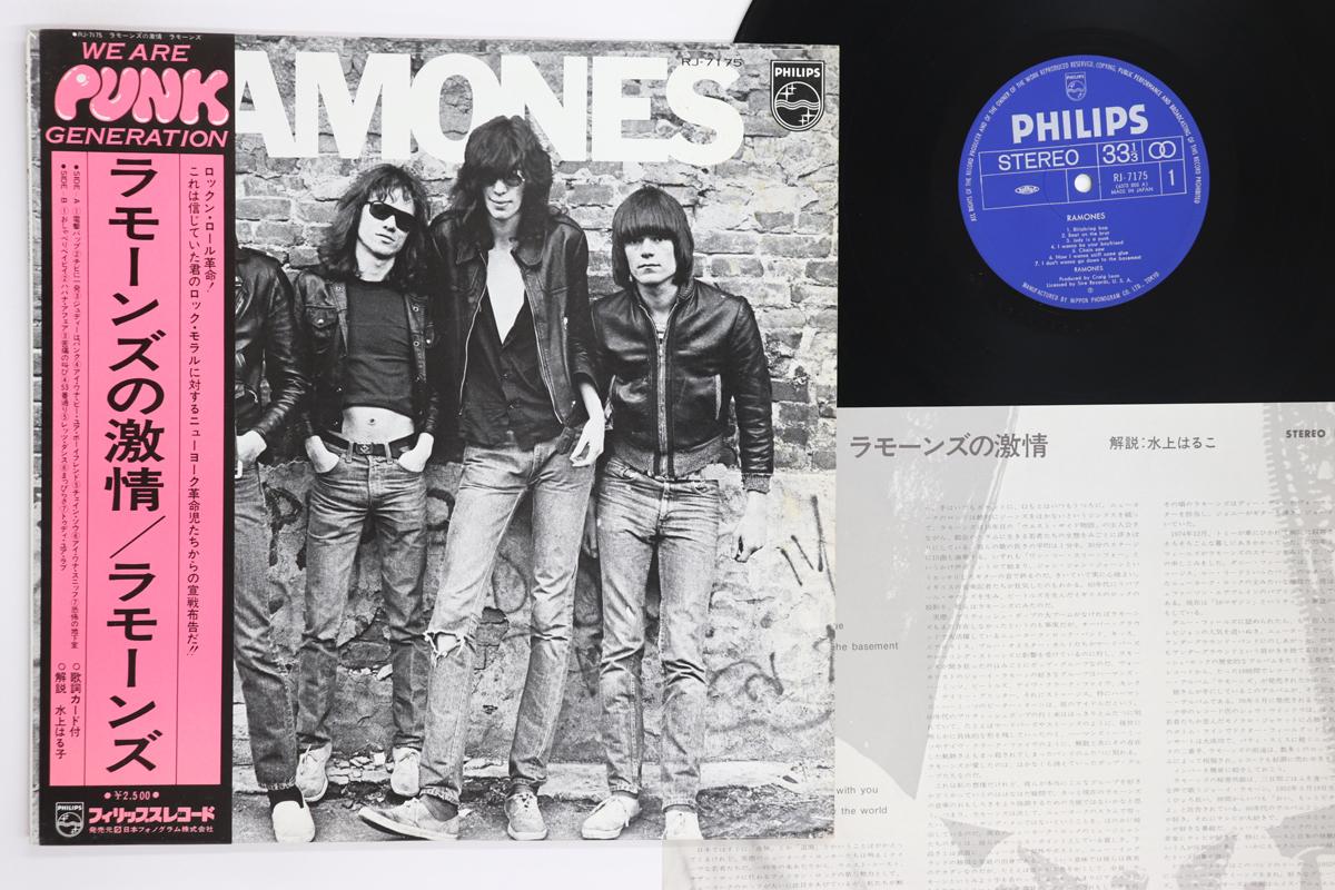 

LP Record RAMONES Ramones RJ7175 PHILIPS 1976 Japan Obi Rock Used