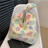 Soft Plush Large Capacity Shoulder Tote Bag for Women Fashion Minimalist Daily Handbag CLE