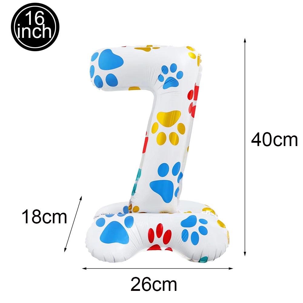

Dog Birthday Party Decoration Puppy Happy Birthday Banner Bone Paw Print Balloons for Kids Puppy Dog 4th Birthday Party Supplies