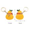 Bamen Bug Club Cartoon Access Control Card Leather Case Keychain Creative Cute Girl Key Pendant Bag Hanging Personalized Gifts
