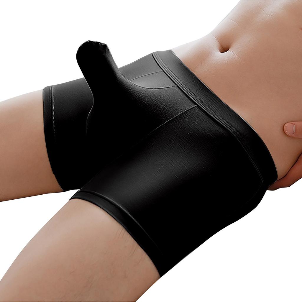 Men's Sexy Solid Color Underwear Elephant Nose Underwear