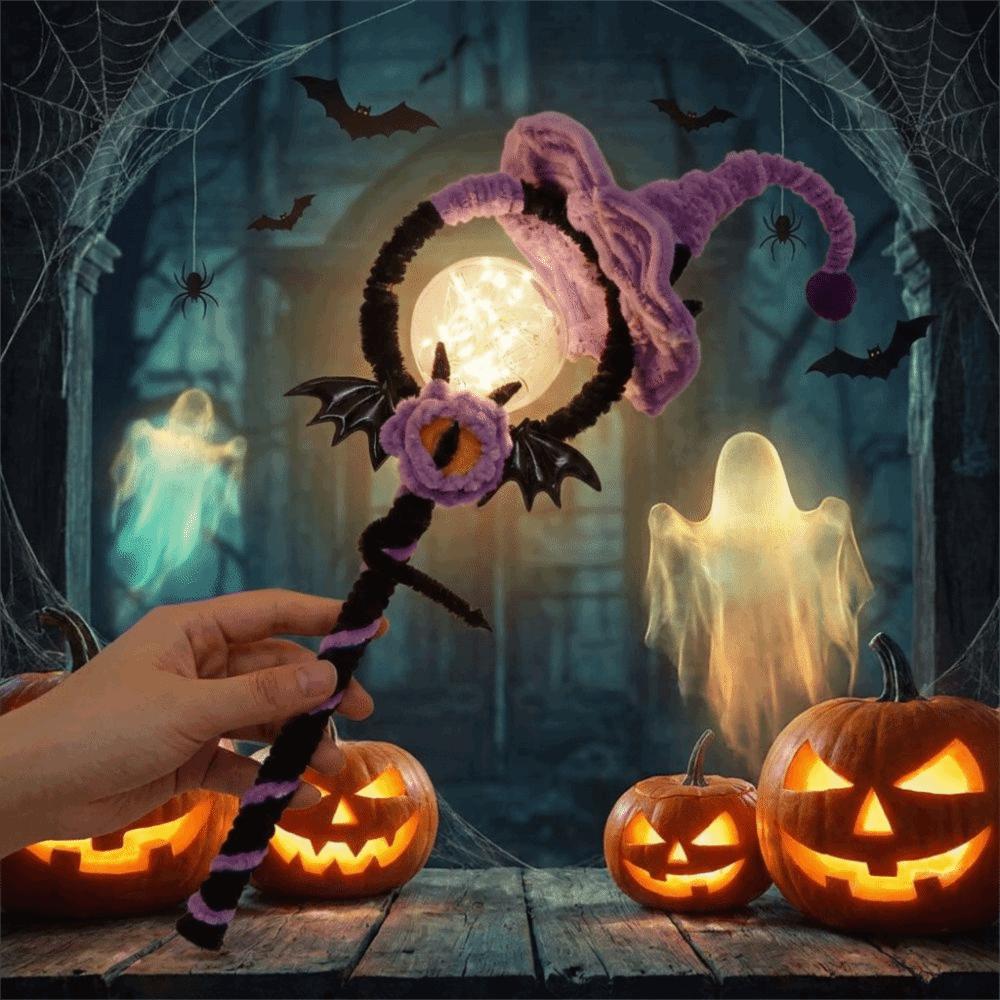 DIY Kit Halloween DIY Fairy Stick Bendable Halloween Handheld Lantern Handcraft Art
