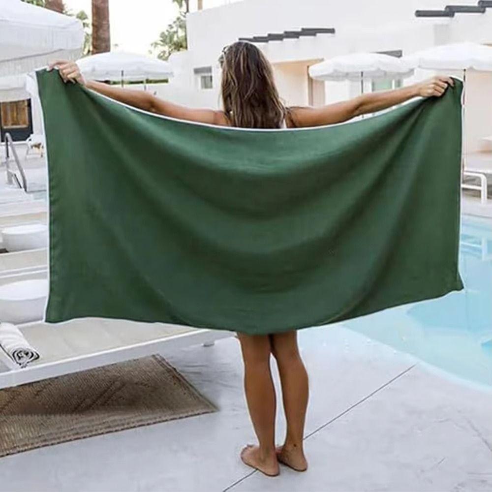 Quick Drying Magnet Beach Towel Microfiber Outdoor Magnet Towels Portable Magnetic Bath Towel  Yoga