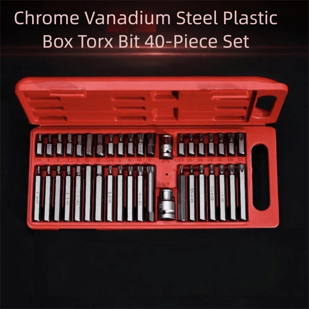 40Pcs High Quality Hexagonal Wrench Set 40-Piece Set Batch Head Set Socket Bit Kits Auto Repair