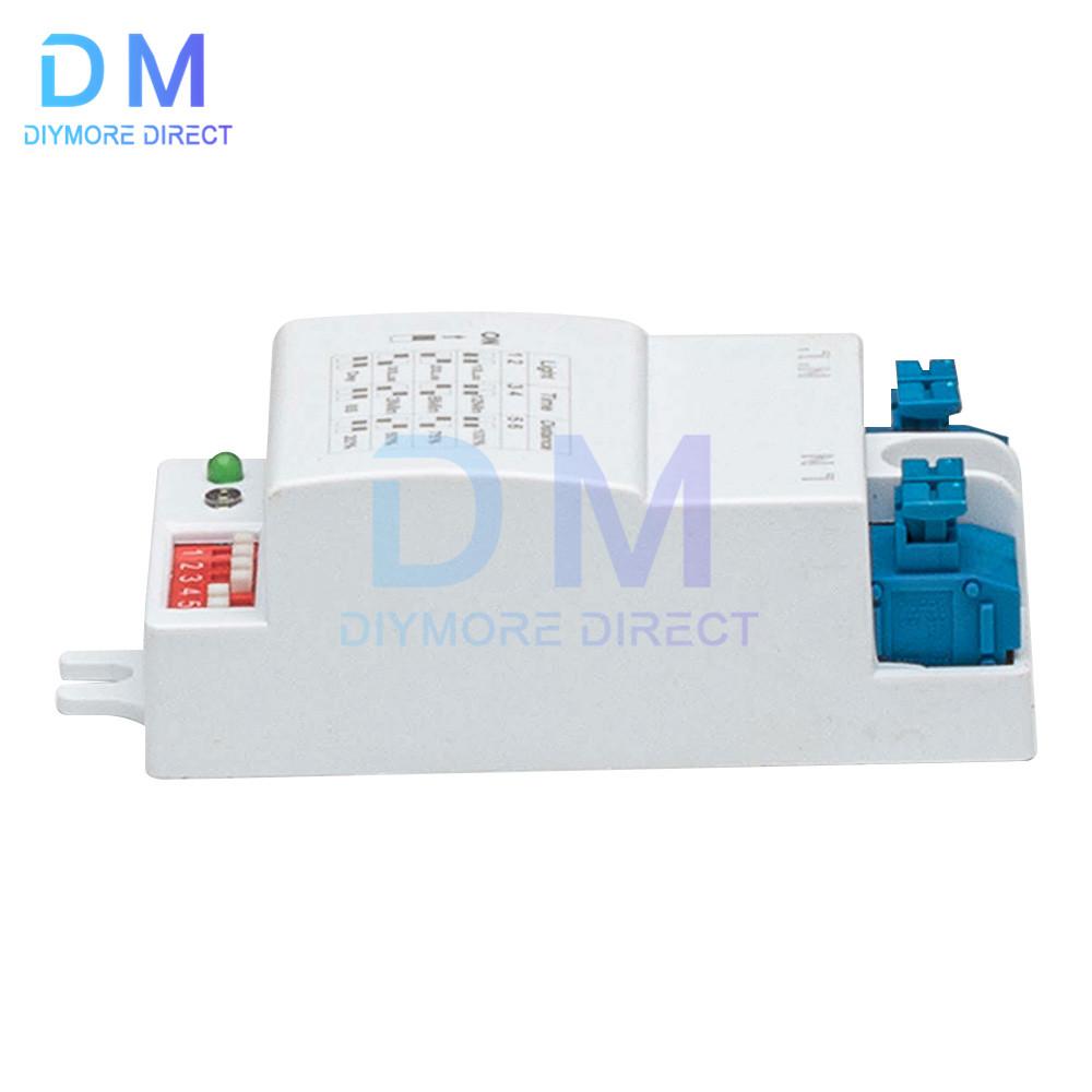 5.8GHz LED Microwave Radar Sensor Light Switch Human Body Motion Induction Sensor Controller Switch AC 220V-240V