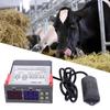 Çift LCD Termostat Sıcaklık Nem Kontrolü STC-3028 Termometre Higrometre Kuluçka Makinesi Kontrol Cihazı 12V/24V/110V-220V