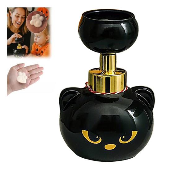 1/2/3Pcs Cat Shape Foam Soap Dispenser Black Kitten Design Reusable Soap Pump Cat Lover Bathroom Decor