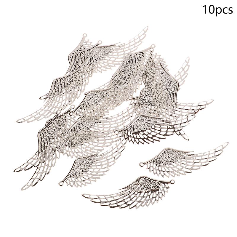 

10 шт. подвеска в виде крыльев ангела металлические поделки для самостоятельного изготовления головных уборов ювелирные изделия детали S бронзовый