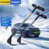 Universal Snow Scraper Brush 2 in 1 Windshield Defrosting Removable and Washable Encrypted Brush Antifreeze Handle Snow Shovel