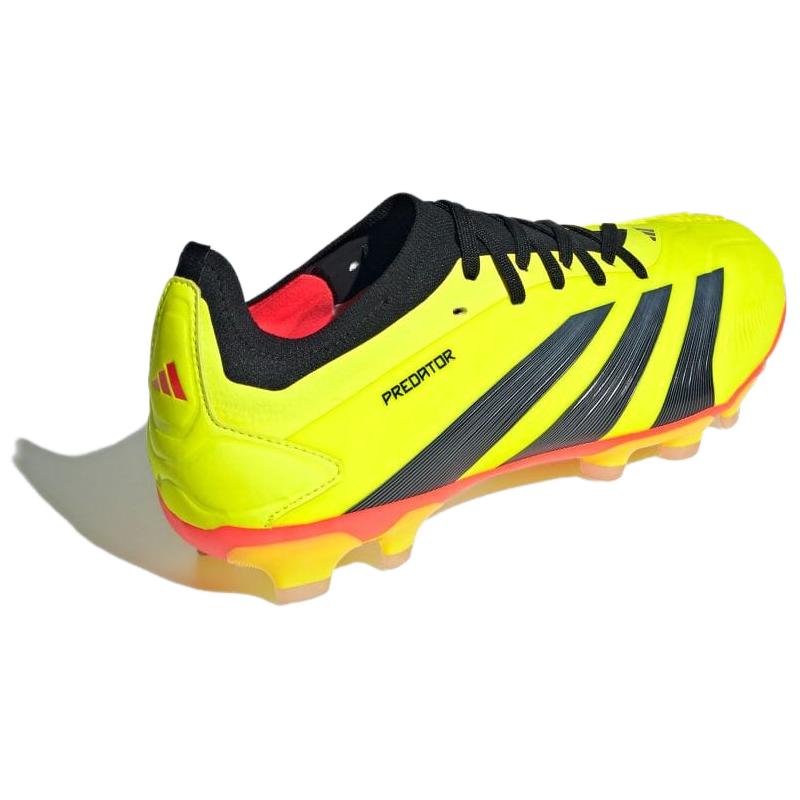 adidas Predator 24 Pro Pohodlné ľahké AG HG Futbalové topánky na umelú trávu Pánske Futbalové topánky Žltá Čierna IG7732