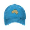 Australia in molten gold Baseball Cap Military Tactical Cap Custom Cap Mountaineering fun hats GirlS Hats Unisexs