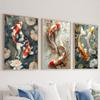Koi Fish That Always Brings Good Luck Poster HD Art Sticky Wall Waterproof Home Living Room Bedroom Bar Aesthetic Decoration