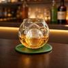 Soccer Beer Glass, Football Shaped Whiskey Cup, Large Capacity Football Drinking Mug for Craft Beer, Home Bar Sports Fan Gift
