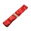 Cintura Elastica con Fibbia Dorata a Disco, Lurex e Paillettes, 60cm, da Donna, Fashion, Lucida, per Abiti