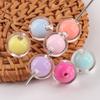 Wholesale 8-16mm Transparent Inner Color Round Bead-in-Bead Acrylic Beads Straight Hole DIY Bracelet Jewelry Accessories