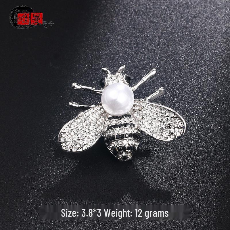 Broche de Abelha: Broche de Inseto Mini Fofo para Gola ou Acessório