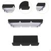 2x Swing Cover Set Bench Canopy Top for Outdoor Patio Courtyard