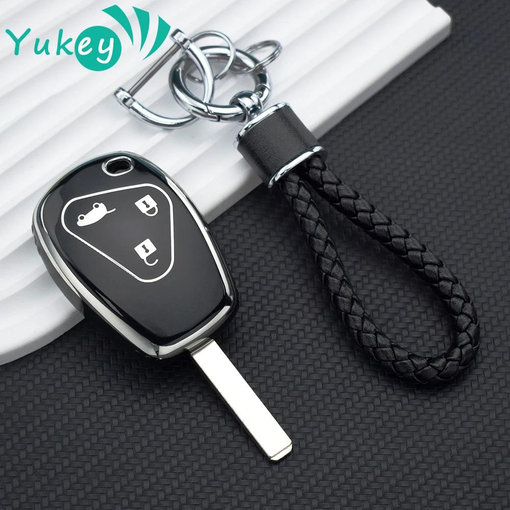For Renault Dacia Master Kangoo Clio Modus Twingo For Nissan Kubistar Primastar For Opel Vivaro Tpu Car Key Case Cover Shell Fob