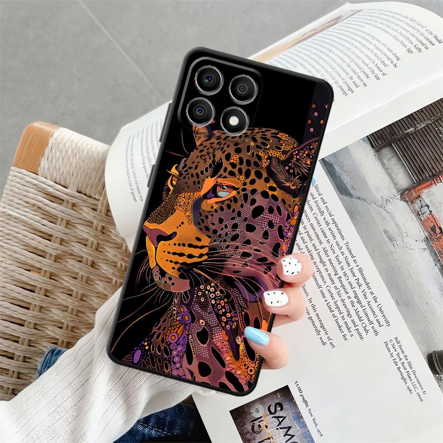 Cool Tiger Leopard Case for Honor X8 X9a 70 8X X5b 200 400 Lite Magic5Lite X7 X6 90 Funda Phone Cover