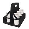 Cup Holder Reusable Drink Carrier Foldable Cup Caddy for Cold Hot Drinks Coffee Wine Cocktail Beverages Shakes Delivery Take-out