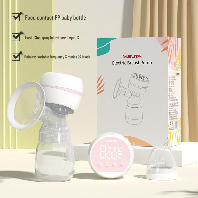 Pompă de sân electrică inteligentă integrată: Complet Automat, Masaj Postpartum, Confortabil, Suctiune Puternica, Colector Portabil de Lapte